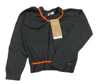 Nové - tmavosivý ľahký crop sveter M&S
