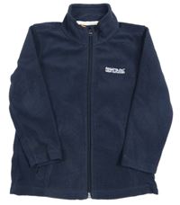 Tmavomodrá fleecová funkčná prepínaci mikina s logom Regatta