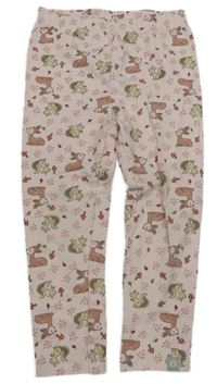 Světlerůžové legíny se zvířátky Liegelind