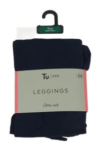 Nové - Tmavomodré legíny Tu