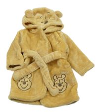 Béžový plyšový župan s Púem a kapucí George