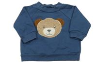 Tmavomodrá mikina s medvěďom