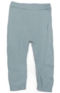 Světlemodré žebrované kamaše George