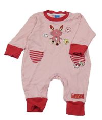 Svetloružový overal s králikom Topolino