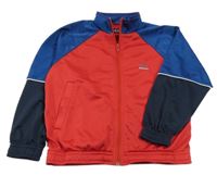 Modro-červená prepínaci športová mikina