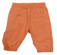 Lososové plátenné kraťasy