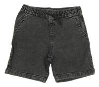 Šedé riflové kraťasy Tu