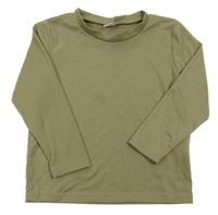 Khaki tričko Shein