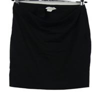 Nové - Dámska čierna elastická minisukňa H&M