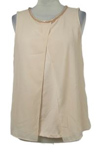 Dámská pudrová šifonová halelnka s korálky Jake´s 