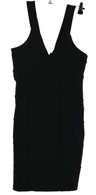 Nové - Dámské černé pletené minišaty Bik Bok 