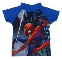 Modré UV tričko so Spidermanem Marvel