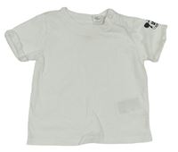 Bílé tričko s Mickey mousem H&M