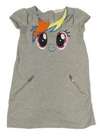 Sivé teplákové šaty s My little pony H&M
