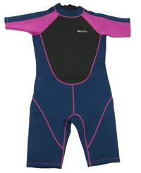 Černo-modro-růžový neopren s logom Mountain Warehouse