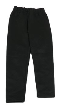 Černé vzorované sportovní legíny 