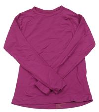 Fuchsiové spodní funkční triko 