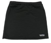 Čierna kockovaná sukňa