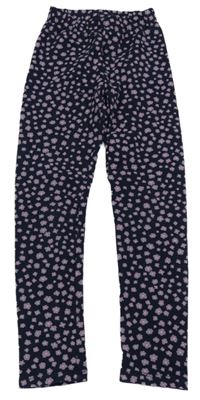 Tmavomodré kvetinové tregíny S. Oliver