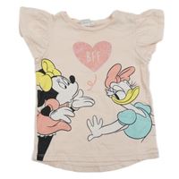 Svetloružové tričko s Minnie