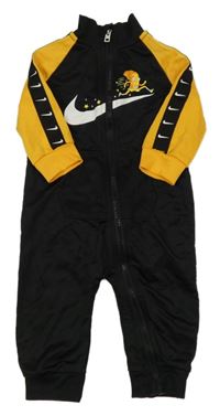 Černo-žlutá teplákov kombinéza Nike