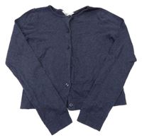 Tmavomodrý prepínaci crop sveter H&M