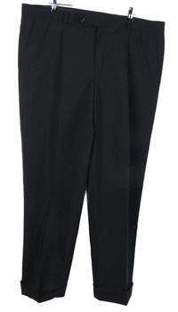 Pánské černé společenské kalhoty Benvenuto