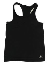 Čierny športový top Domyos