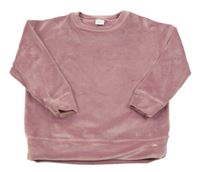 Ružová plyšová mikina Next