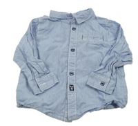 Modro-bílá pruhovaná košile Okaidi