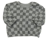 Sivá kockovaná mikina Primark