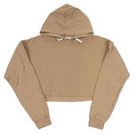 Béžová crop mikina s kapucí Matalan