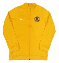 Žlutá propínací fotbalová mikina Kaizer Chiefs Nike