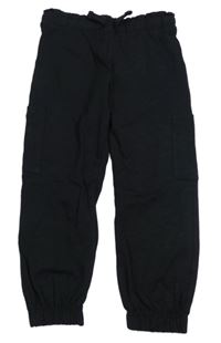 Černé cargo cuff tepláky F&F