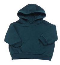 Tmavozelená oversize mikina s kapucí Matalan