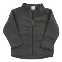 Sivá fleecová prepínaci mikina H&M