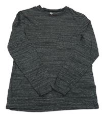 Šedé melírované triko s kapsou H&M