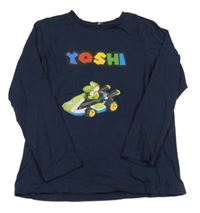 Tmavomodré tričko s Máriem George