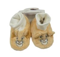 Nové - Béžové chlpaté cápačky so Simbou Primark vel. 21