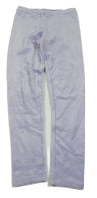 Svetlofialové plyšové nohavice H&M