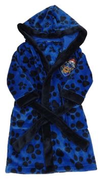 Modro-černý chlupatý župan s Paw Patrol a kapucí C&A