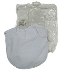 Nové - 5pack - Bílý froté bryndák George 