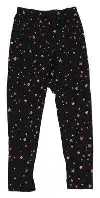 Černé legíny s hvězdičkami Matalan