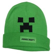Zelená pletená čepice Minecraft Primark