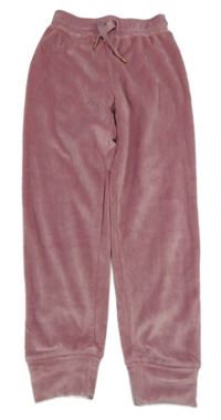 Staroružové zamatové cuff tepláky Next