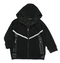 Čierna prepínaci mikina s kapucňou Matalan