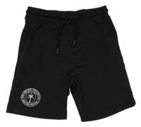 Čierne športové kraťasy s palmou Primark