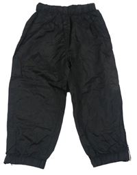 Čierne šušťákové nepromokavé nohavice H&M