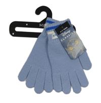 Nové - Světlemodré pletené prstové rukavice s nášivkou - Stitch M&S