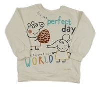 Smotanová mikina s Peppa Pig George